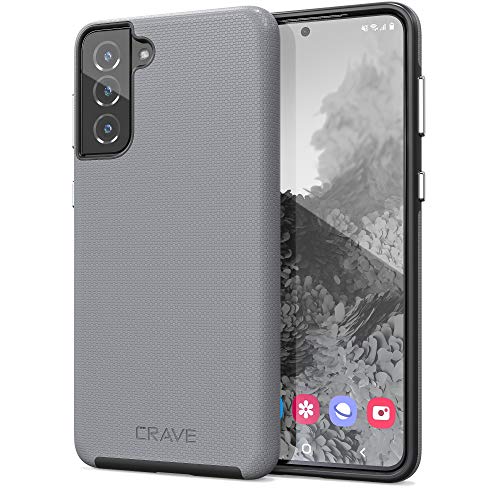Image of Crave for Galaxy S21 Plus Case, Shockproof Protection Dual Layer Case for Samsung Galaxy S21 Plus, S21+ 5G (6.7 inch) - Slate