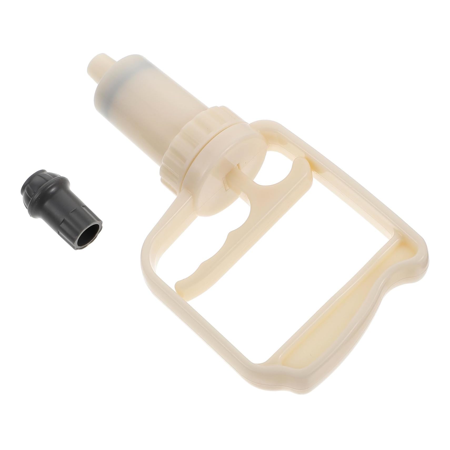 PartyKindom Pompe Manuelle à Vide pour Ventouses D'acupression en Abs Beige, Portable et Sûre, Accessoire pour Thérapie par Ventouses