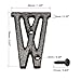 Tool parts House Letter - 3 Inch Cast Iron Letter W for Home Hotel Mailbox Address Sign