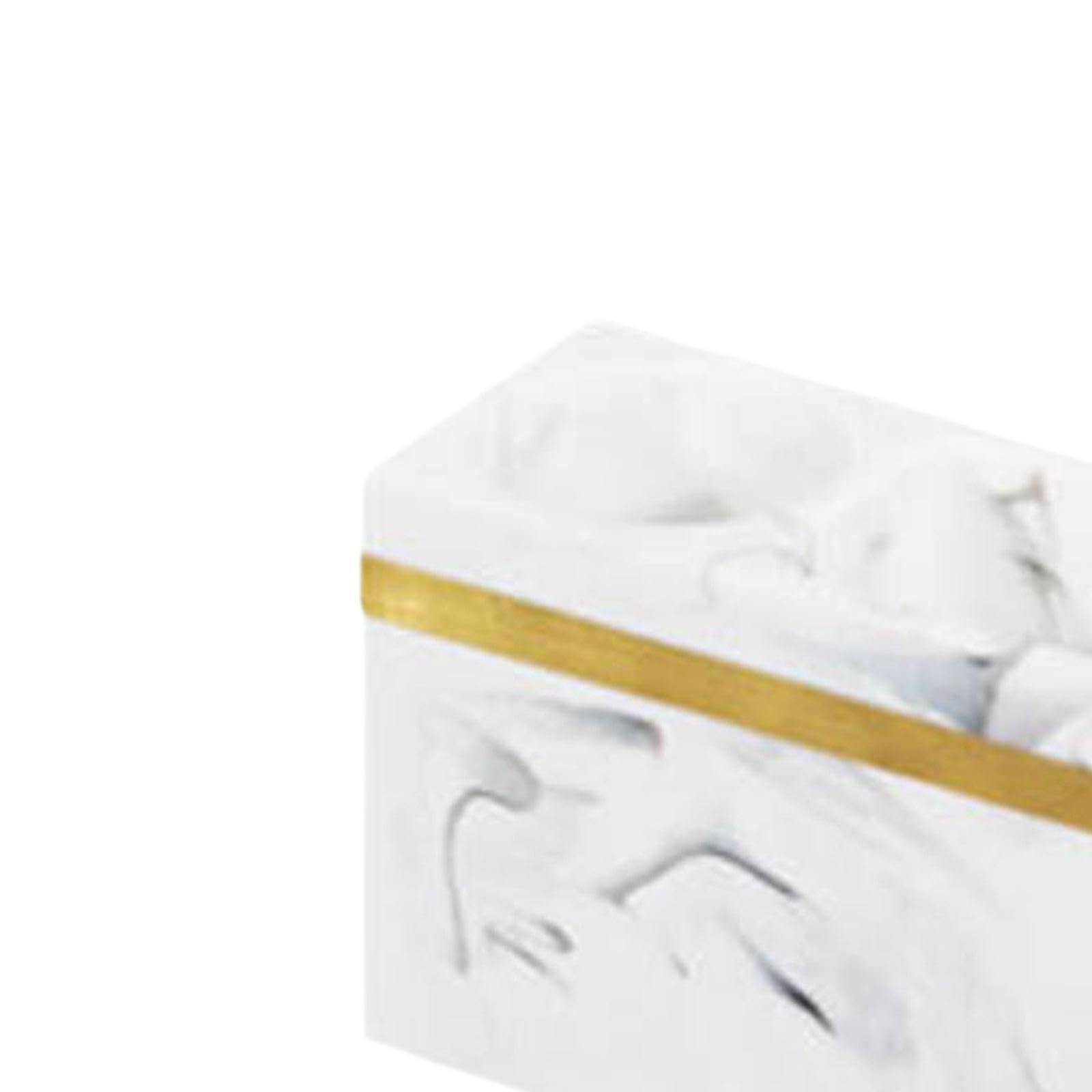 Sharplace Porta Spazzolini Organizzatore Spazzolini Portaoggetti Bagno in Resina a 2 Scomparti Superficie Liscia Adatto per Famiglia Bagno Contatore Trucco, Bianco