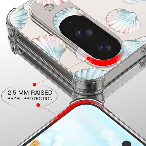 Coque Google Pixel 9 coquillages transparente design été mince - 6