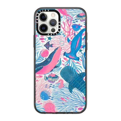 Coque iPhone 12 Pro antichoc compacte noire transparente CASETiFY