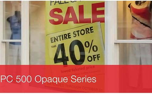 Vista 4 de Avery Dennison PC500 - Rollo de lámina de vinilo promocional calandrado de vinilo para Cricut, Silhouette Cameo, manualidades, calcomanías, Negro