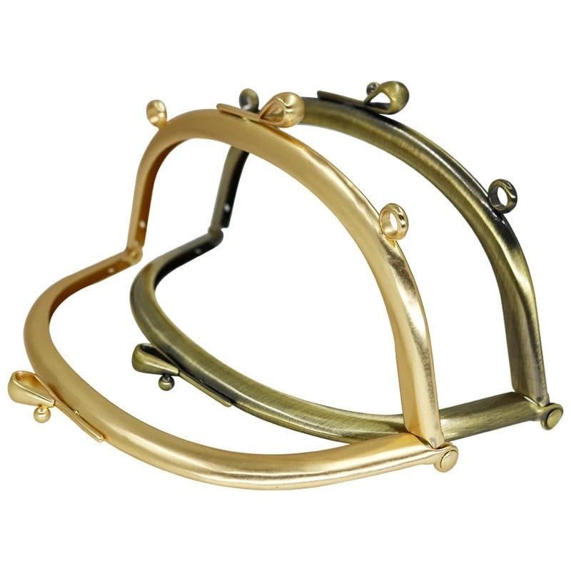Embrayage fermoir en métal laiton pour fabrication sac à main DIY - 4