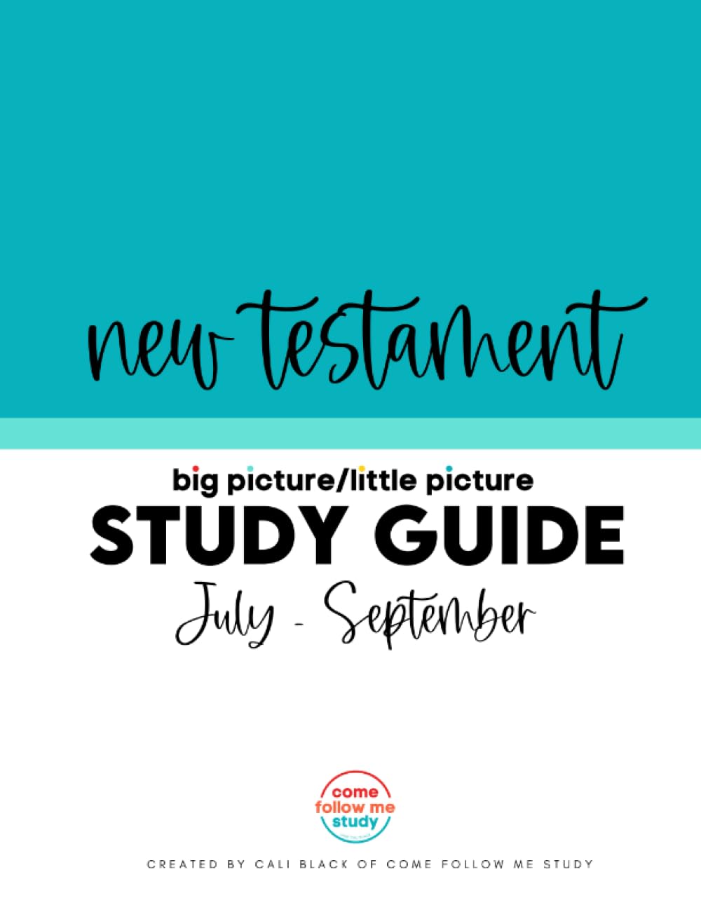 Study Guide for New Testament: Big Picture/Little Picture July-Sept: Helping busy Latter-day Saints learn the context for Come Follow Me readings