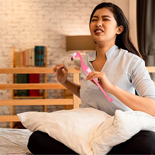 KESYOO Back Scratcher Hand Crafted Animal Wooden Backscratcher Body Relaxation Self- Therapeutic Hand Tool for Men Itching Relief Flamingos