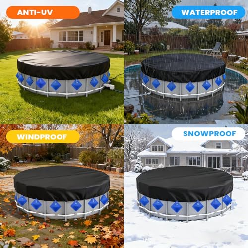 Poids d'eau pour couverture de piscine résistant vent et intempéries - 4