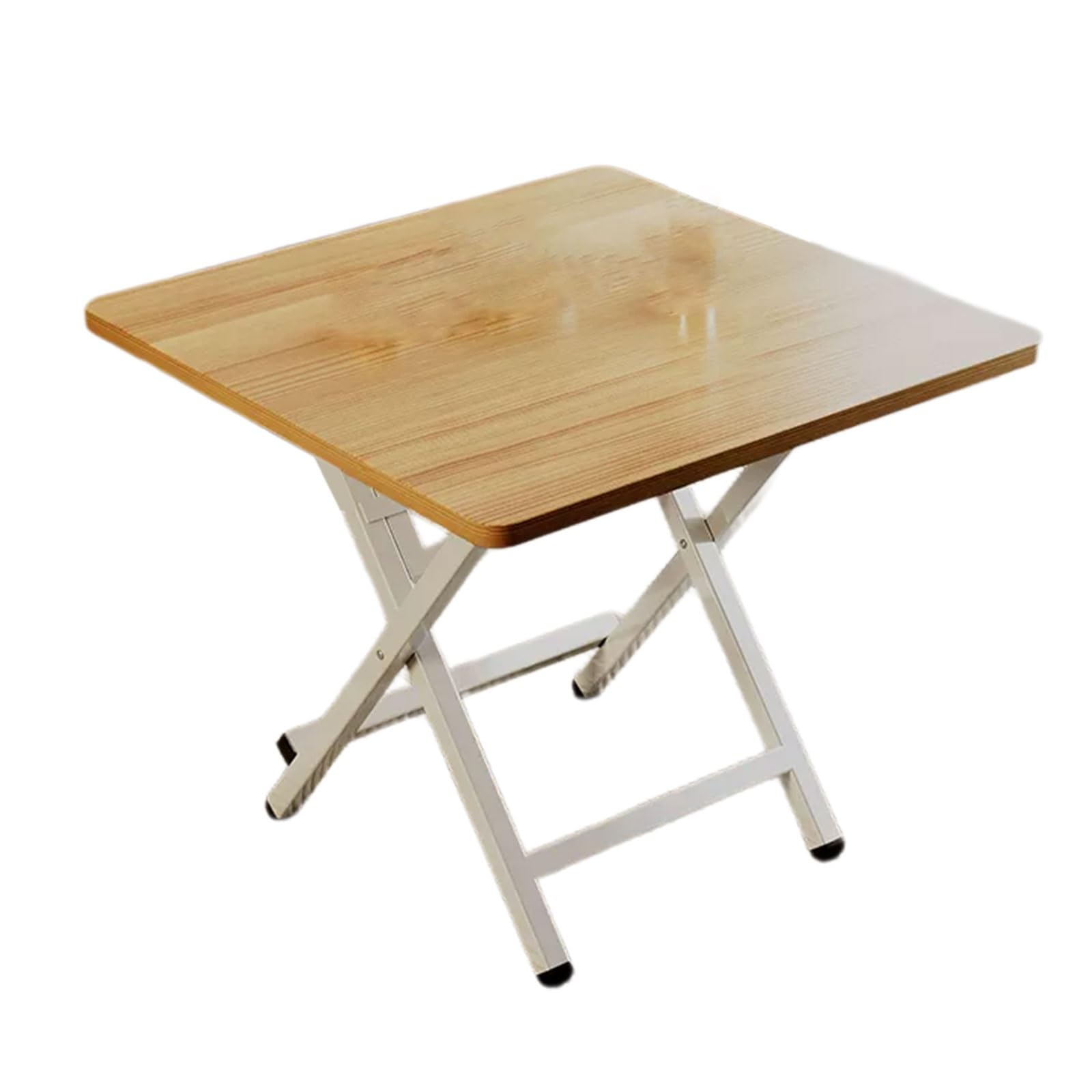 Table de salle à manger pliable marron pour petits espaces