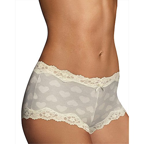 Dentelle invisible et maintien parfait avec la culotte Maidenform Ivory Hearts 7