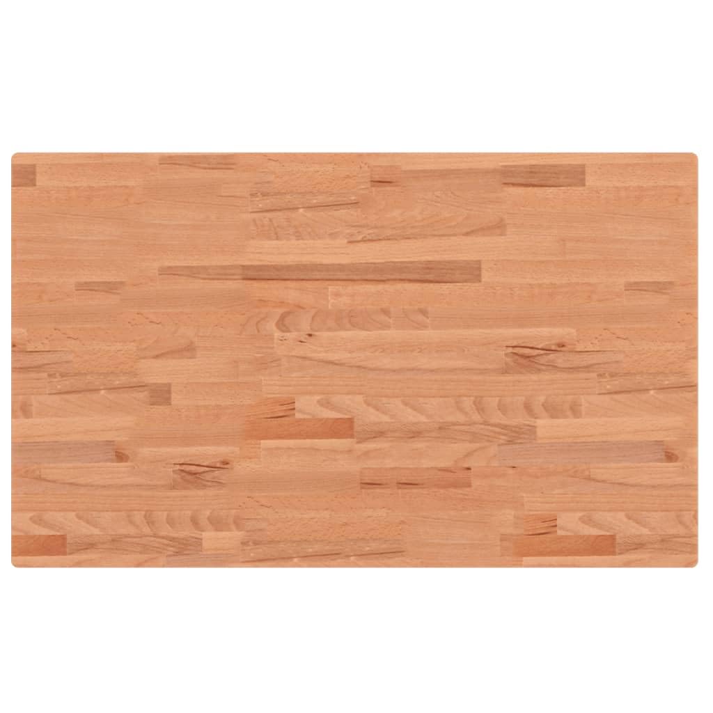 Piano Bagno In Legno Acacia 100x60cm - Ripiano Naturale Massello