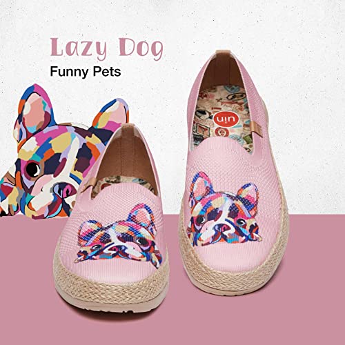 Image of UIN Shoes for Women Slip On Sneakers Comfortable Lightweight Barefoot Travel Art Painted Casual Loafers