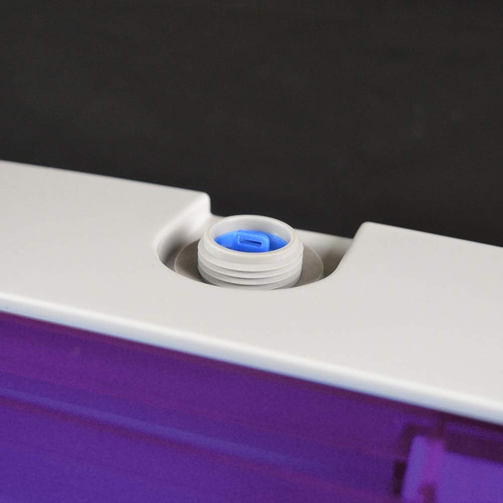 Close-up of the water inlet port on the Panda washing machine