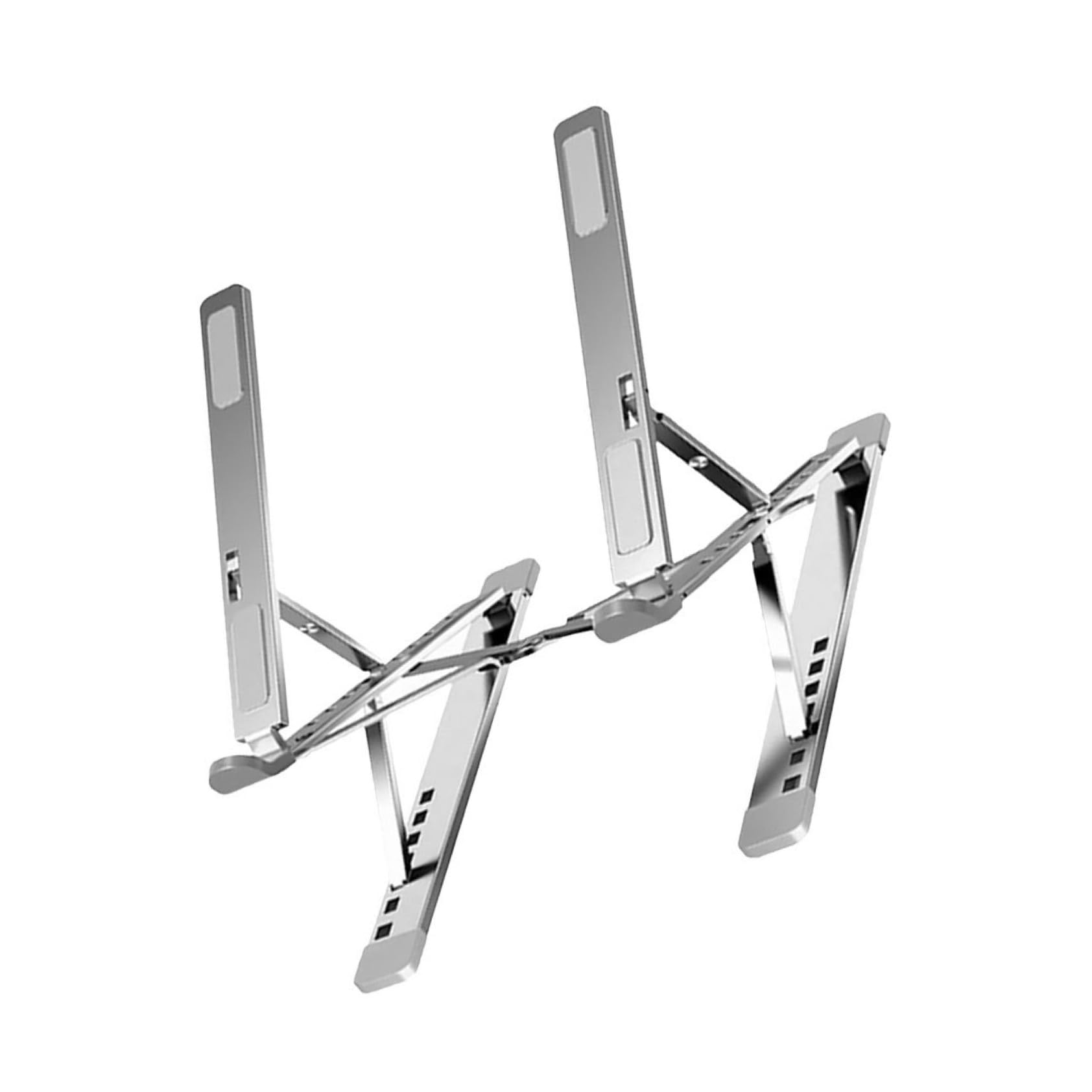 DOITOOL Soporte para Computadora Portátil Ajustable de Aleación de Aluminio Diseño de Doble Capa y Refrigeración para Escritorio Portátil