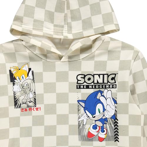 Image of Sonic the Hedgehog Boys Hoodie or Crewneck Sweatshirt & Shorts Set, Little & Big Boys Sizes 4-20