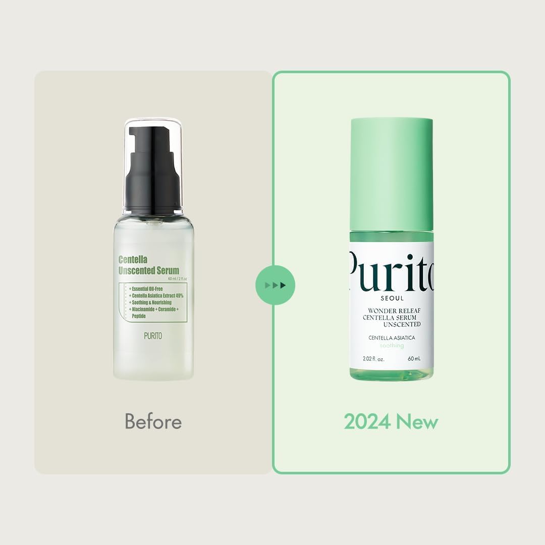 PURITO Centella Unscented Serum, Korean Centella, for All Skin Types Ampoule, Soothing, Calming - Image 2
