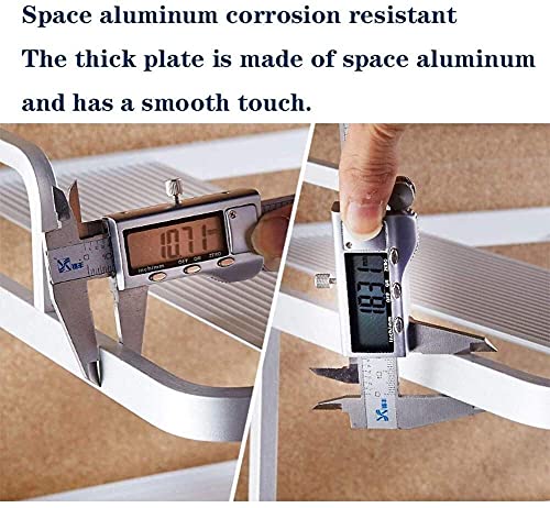 Étagère micro-ondes en inox 304 et aluminium pour cuisine