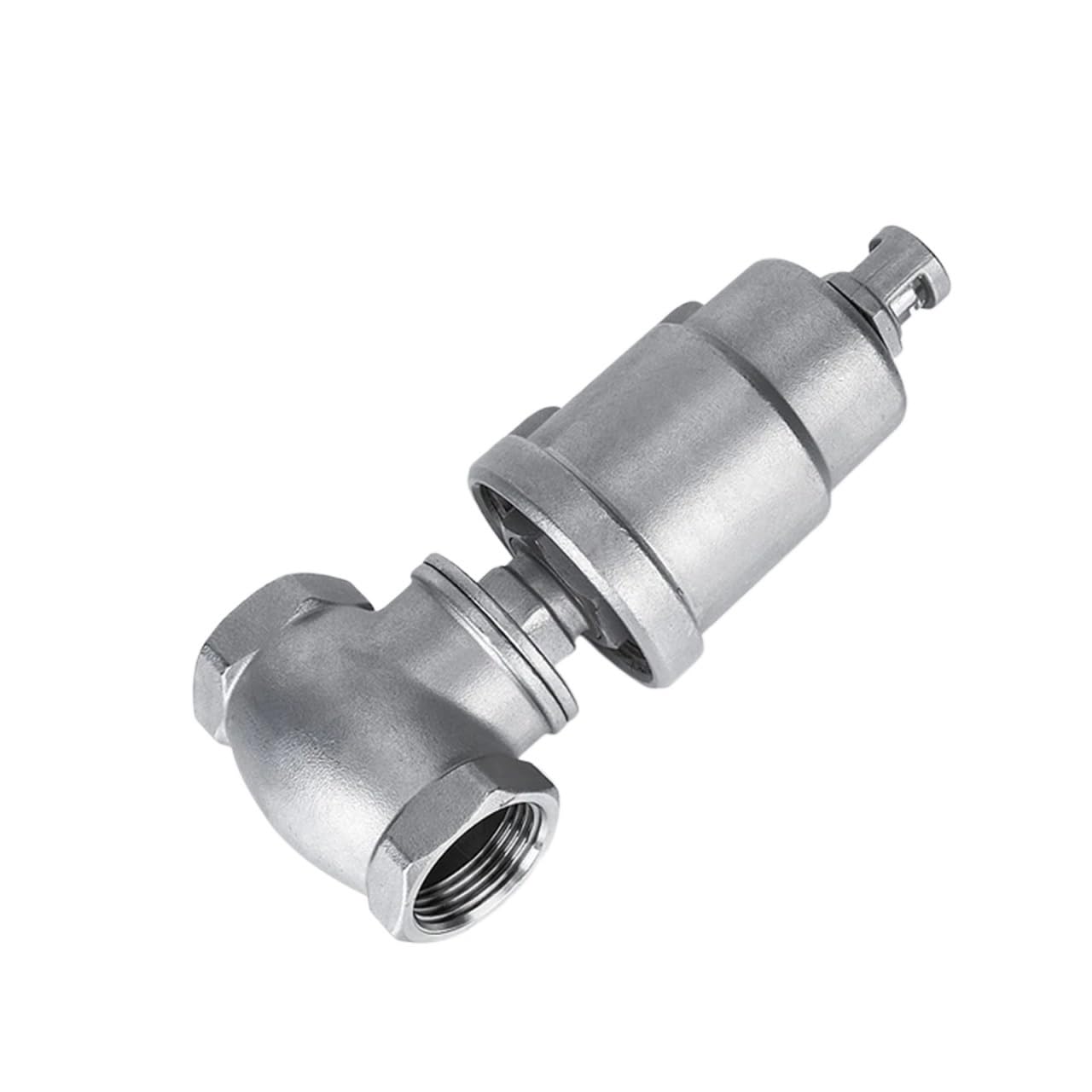 Valvola di arresto del tamburo di arresto dell'acqua ad azionamento pneumatico 1/2 "3/4" 1 "BSPT in acciaio inossidabile 304 for asciugatrice