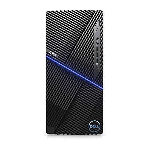 2020 Dell Flagship G5 Gaming Desktop Computer, 6-cores Intel Core i5-10400F CPU, 16GB RAM, 1TB HDD+256GB PCIe SSD, NVIDIA GTX 1660 Graphics, Keyboard and Mouse, Win 10, Black, 32GB SnowBell USB Card