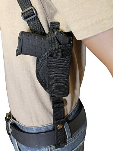 Barsony New Vertical Shoulder Holster for 380 Ultra Compact 9mm 40 45 Pistols