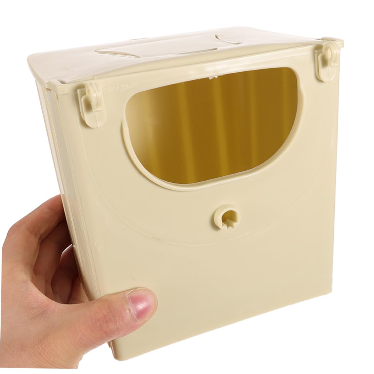 Toyvian Caja Nido para Pájaros de Plástico Resistente y Estable, Adecuado para Periquitos y Aves Pequeñas, Pack de 5 Unidades para Cría y Anidación Exterior