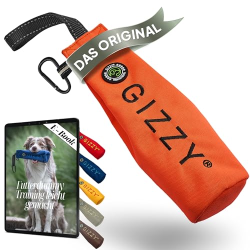 GIZZY® DAS ORIGINAL I Futterdummy Hunde I Robuster Hunde Futterbeutel für alle Rassen I Dummy Hundetraining mit Leckerlies - Die Erziehungshilfe für Hunde I...