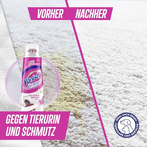 Vanish Oxi Action Polster und Teppich Serum 195 ml für Fleckenentfernung