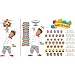 Happy Birthday Bake Shop Bulletin Board Set, 93 pieces