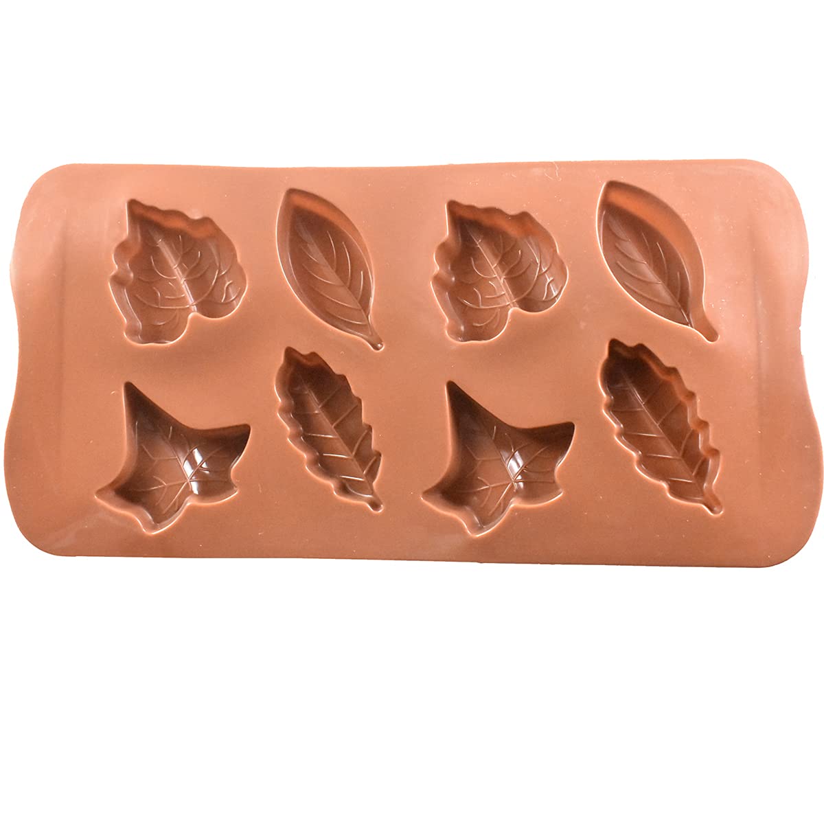 4 Styles Leaf Epoxy Mold DIY Resin Casting Silicone Mold, Leaves Size: 1" - 2" Thickness: 1/2"