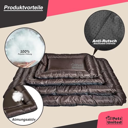 all Pets United® Hundekissen Hundebett Indoor & Outdoor; Hunde-Kissen Hunde-Körbchen; Schlafplatz für Hund & Katzen (M - 75x52 cm)