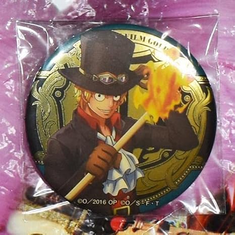 Amazon One Piece ワンピース サボ 輩缶バッジ 金の輩 セブン アイドル 芸能人グッズ 通販