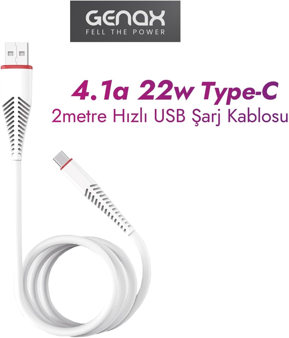 2 Metre USB Type-C Uçlu Kablo – Yüksek Performans