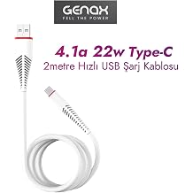 Huawei Mate XT Ultimate / X3 / X5 Uyumlu USB Type-C H zl   arj Kablosu 2 Metre Beyaz, 130GNXY48