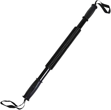 1 PC Power Twister Bar, Heavy Duty Chest Expander, Dual Spring Arms, Forearm and Chest Exercises