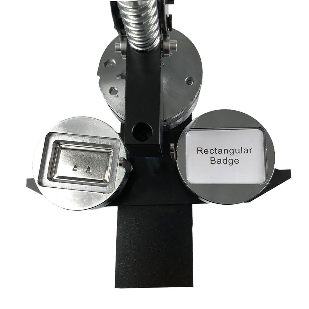 Machine à Badges magnétiques pour réfrigérateur, kit Professionnel pour la création de Badges en métal + Massicot + 100 pièces + 100 Composants pour la création de Badges DIY