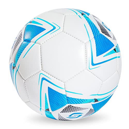 Saretas Soccer Ball Official Size 5 Soccer Training Ball Official Match Football Balls With Pump With Carry Net For Youth Audlt,Soccer Gift Ball For Indoor Outdoor Play #TOP4