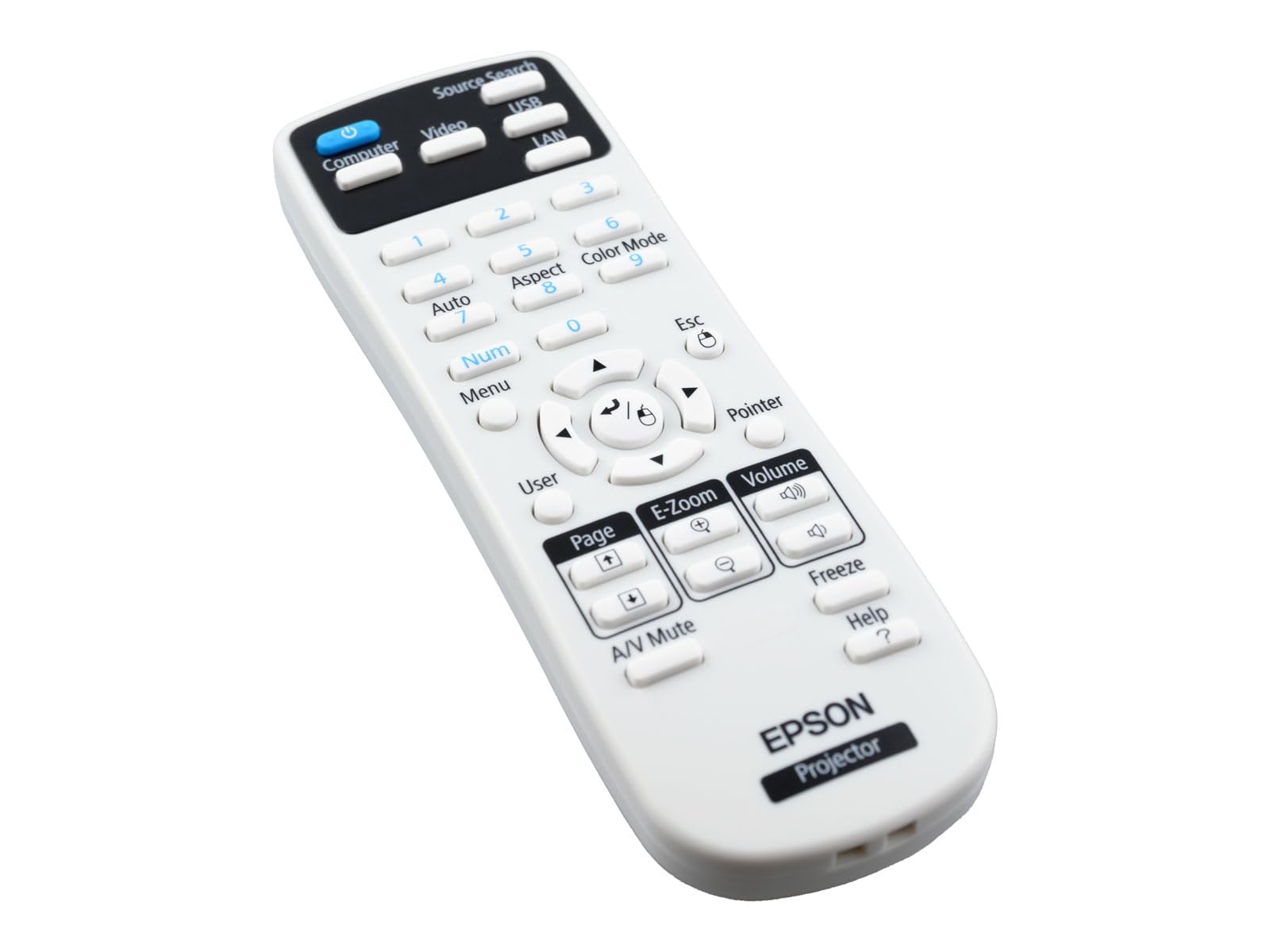 EPSON Telecomando Originale 1599176, 159917600 per EB-940, EB-945, EB-950W, EB-955W, EB-965, EB-97, EB-98, EB-S03, EB-S120, EB-S17, EB-S18, EB-S200, EB-S21, EB-W03, EB-W120, EB-W18, EB-W22, EB-X03, EB