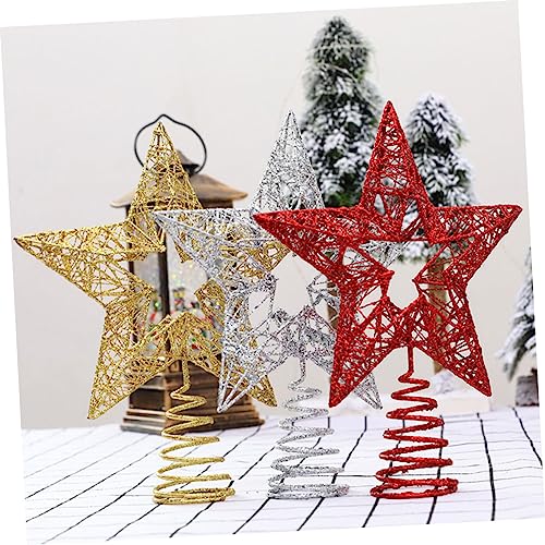 Estrella de Navidad decorativa de hierro para regalar y decorar el árbol 6