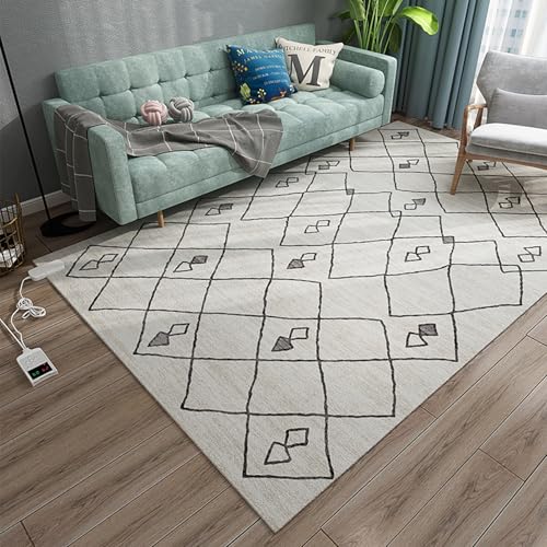 Tapis chauffant infrarouge pour bureau et salon avec minuterie