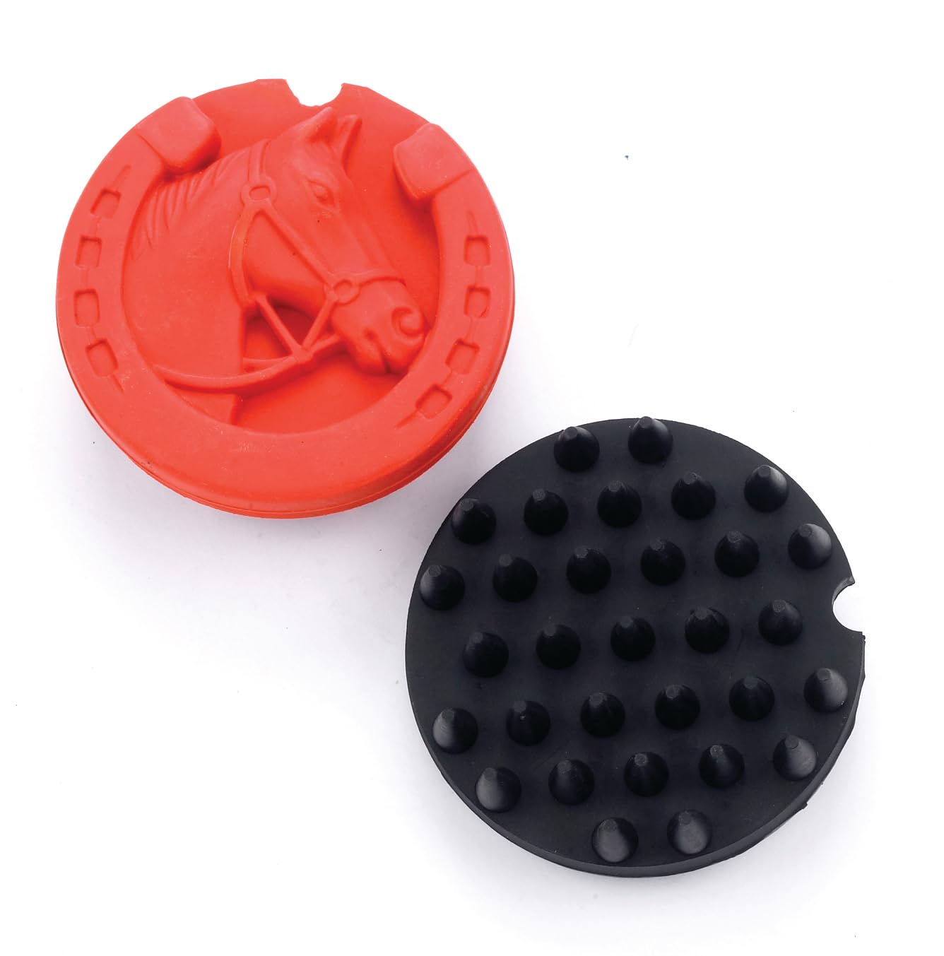 Lincoln Horse Head Rubber Curry Comb