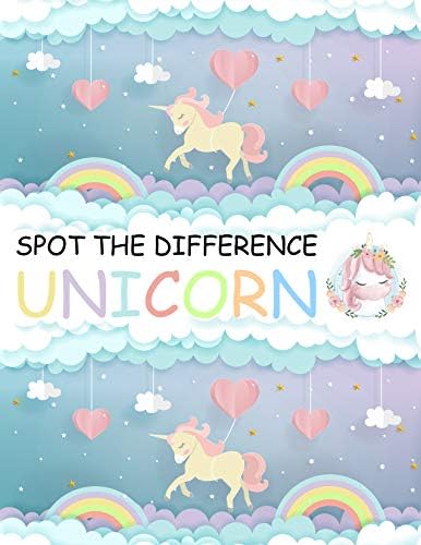 Spot the Difference Unicorn!: A Fun Search and Find Books for Children 6-10 years old (Activity Book for Kids 8) Kindle Edition