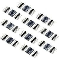 Hailege 10pcs IIC I2C Logic Level Converter Bi-Directional Module 5V 3.3V Level Converter Adapter