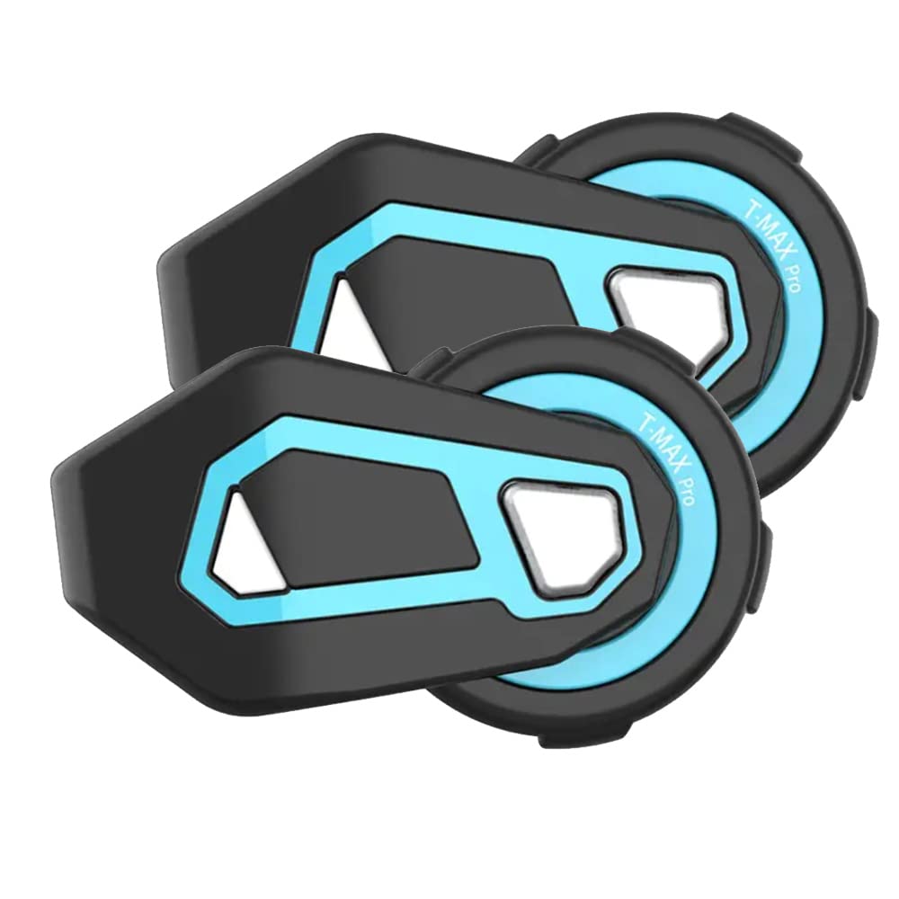 Motorrad Kommunikation System,FreedConn T-Max Helm Bluetooth Intercom(1000m Reichweite, Wasserdicht,Damit drahtlos anrufen, Telefongespräch empfangen,Mp3-Musik hören,FM Radio,GPS-Sprachansagen)