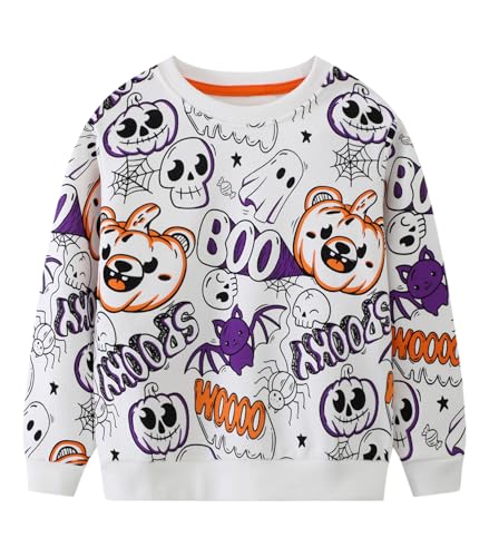 Image of LOKTARC Toddler Boys Graphic Crewneck Sweatshirts 2-Pack, Sizes 2T-7 | Cotton Blend French Terry, Dinosaur, Construction and Shark Graphics, Ribbed Trim, Preschool Daycare Outdoor