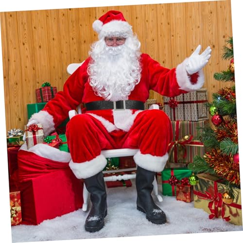 3pcs Santa Claus Belt Buckles Christmas Waistband Accessories Non Fading Lightweight Xmas Clothing Decor for Holiday Parties4