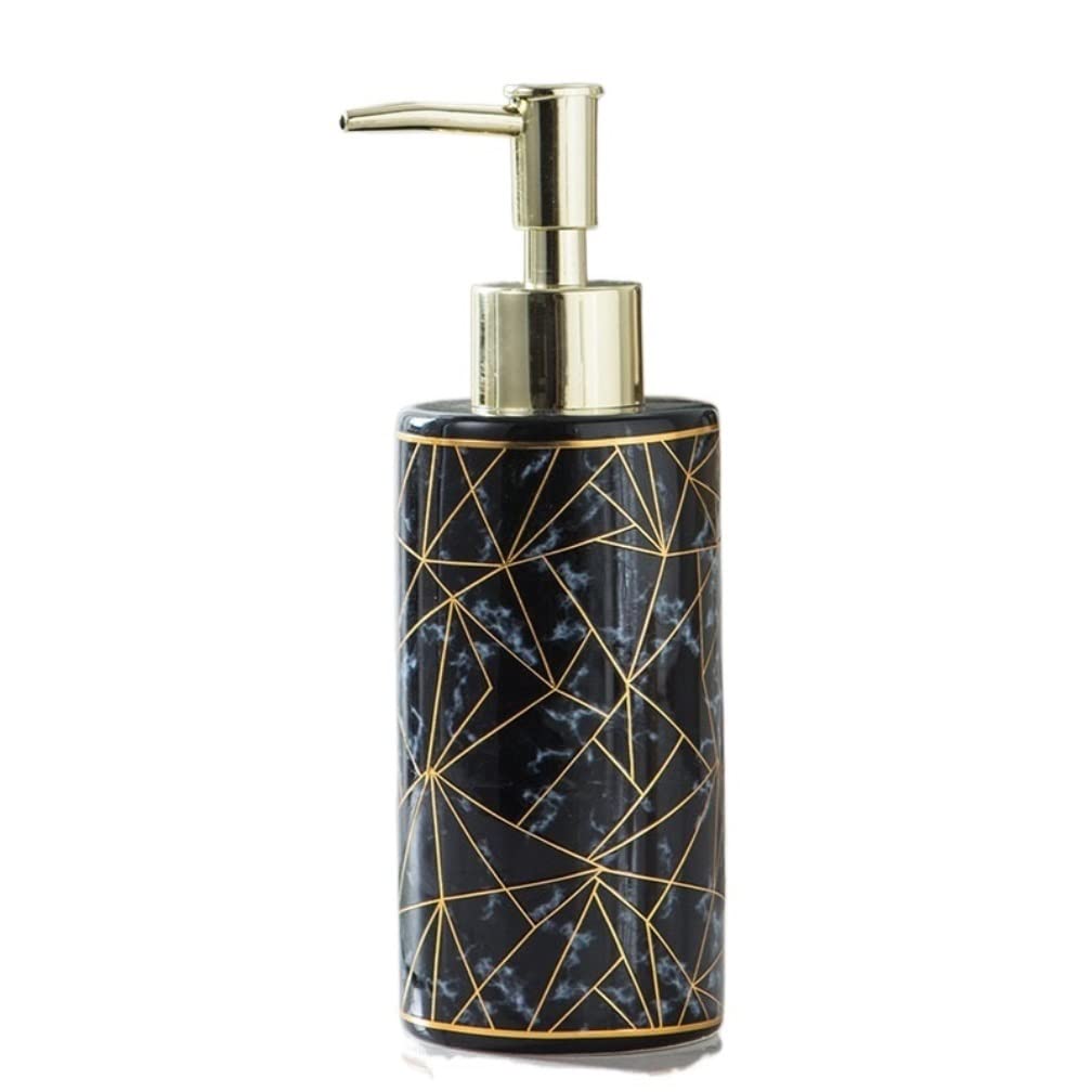Lyvqzpwlr Black Ceramic Soap Dispenser
