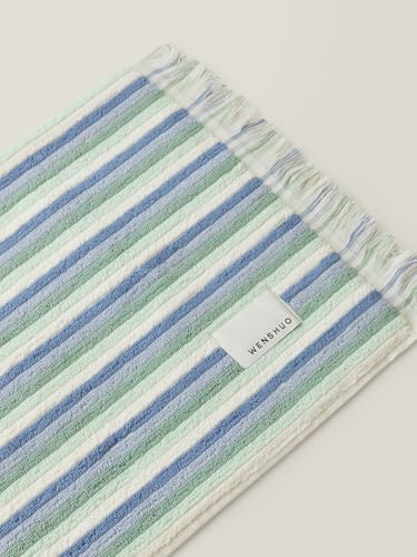WENSHUO Monet Japanese Bridge-Striped Pure Cotton Bath...
