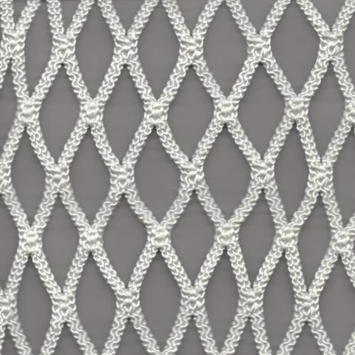 Generic Douglas HN-600R 6mm Knotless Resin Coated Professional Hockey Net, White