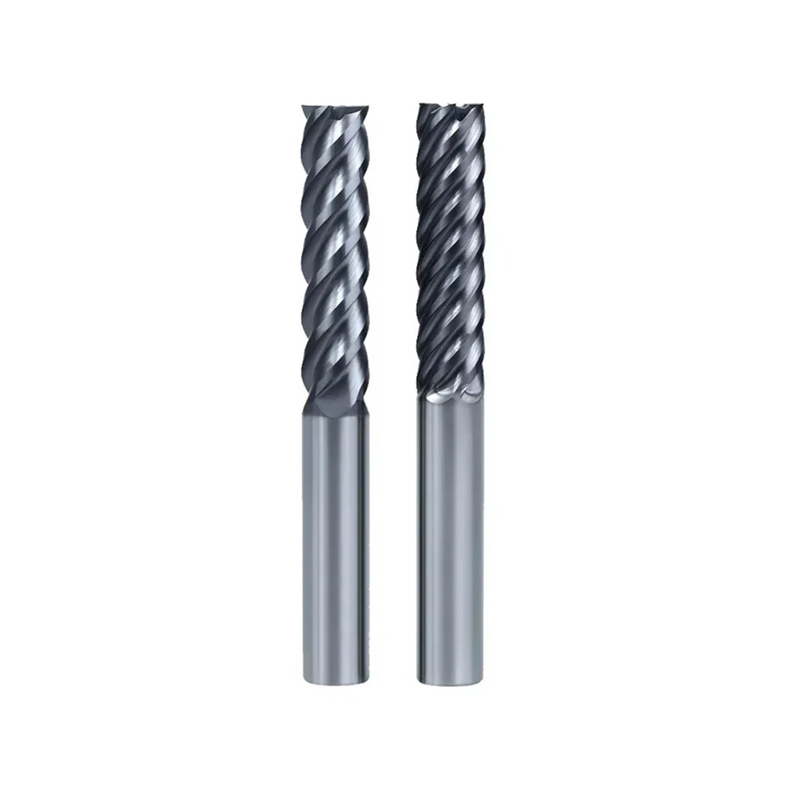 Ostrzałka do Wierteł, Frezowanie HRC60 Frez trzpieniowy z węglików spiekanych 6 8 10 12 mm Powłoka stopowa Narzędzie do cięcia stali wolframowej Frezy CNC obróbki(D12x32xd12x75L)