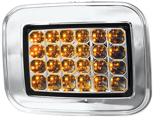IPCW LEDC-348CS Platinum Smoke LED Front Park Signal Lamp - Pair - Thumbnail 2