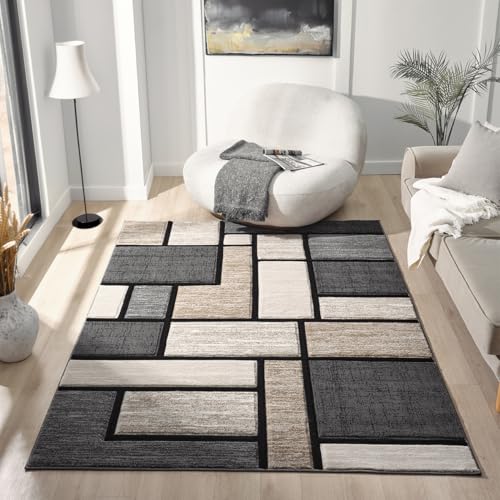 HADBA Geometric Area Rug 5x7